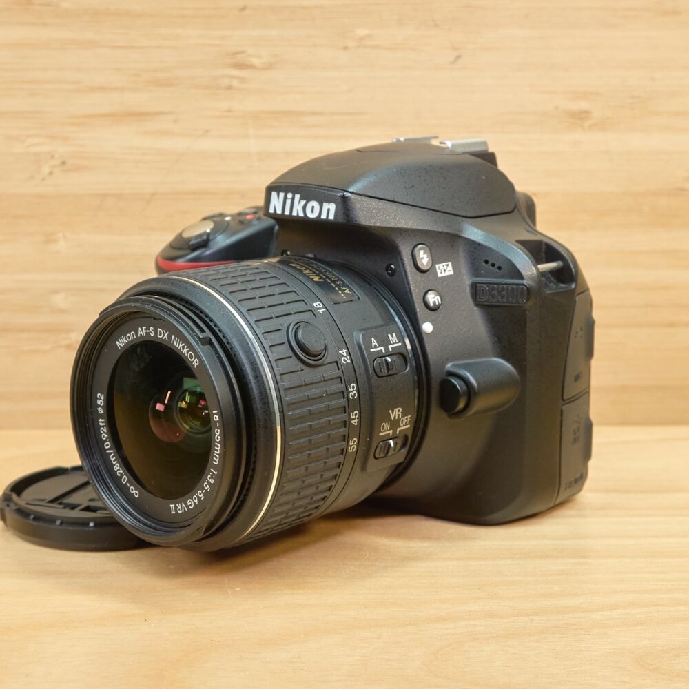 Nikon D3300 24.2MP DSLR + AF-S DX 18-55mm f/3.5-5.6G VR II Lens